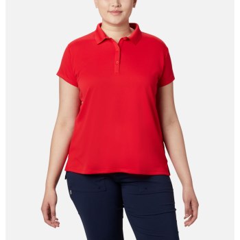Columbia Ženske Polo Majice - PFG Innisfree Short Sleeve Plus Size Crvene | JHTB-73594